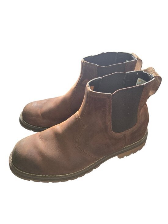 Timberland Larchmont Chelsea Boots Brown Leather Quality Size 10.5 main image 6
